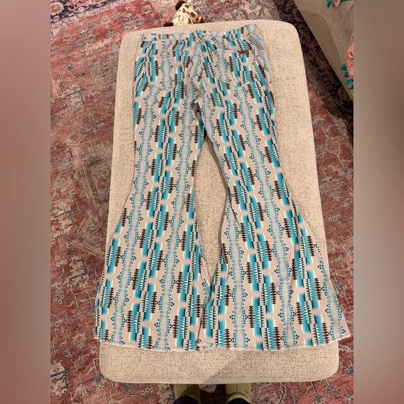 Women’s Rock & Roll Denim Bargain Button Bell Jeans - Picture 2 of 5